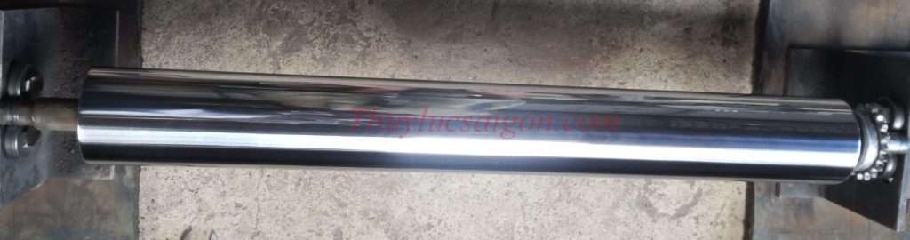 Xi Mạ Trục Lô Cán công nghiệp, Quy trình chế tạo trục cán tại TLSG 8 Rulo ngành in 20-80 um