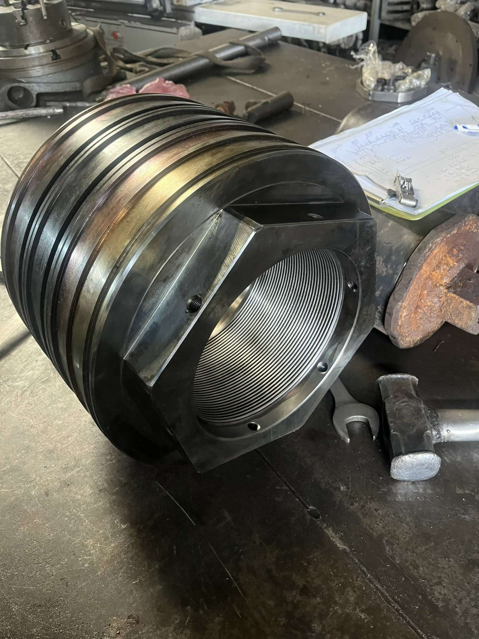 Xi mạ piston thủy lực, Vật liệu và quy trình chế tạo Piston Thủy lực 2 Piston thuy luc D280