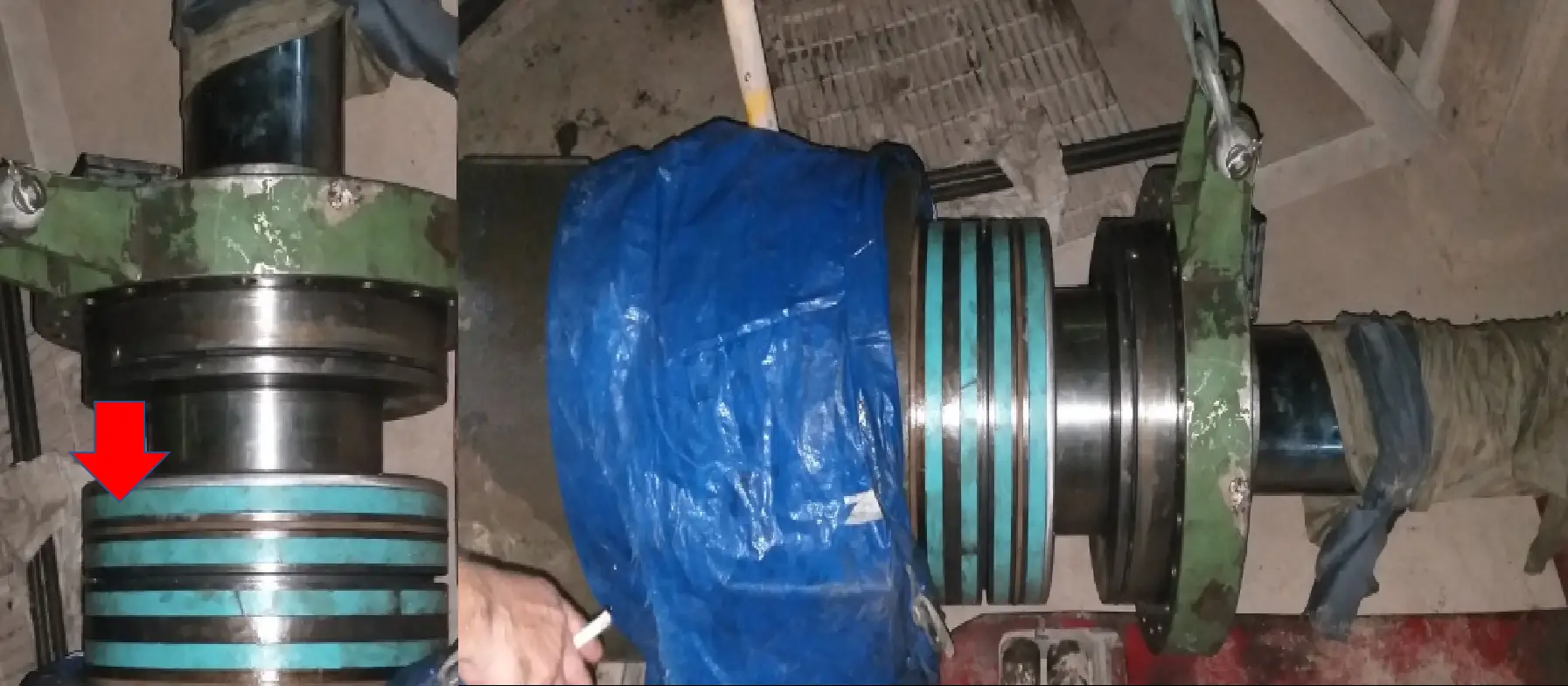 Ty ben thủy lực bị trầy xước, rỗ mọt