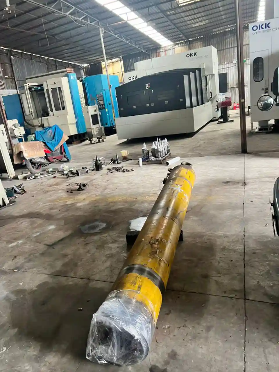 Nòng xi lanh thủy lực Ø380×4500mm vận chuyển đến Thủy Lực Sài Gòn