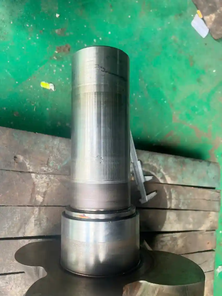 Mạ Crom 2026: Hướng Dẫn Toàn Diện Từ Thủy Lực Sài Gòn 9 Hư hỏng đầu cốt trục vít máy nén khí D100 — vết mòn 0,3mm mỗi bên — Thủy Lực Sài Gòn